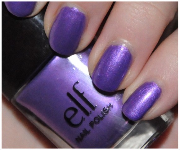 elf Purple Dream Nailpolish Swatches