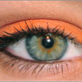 EOTD med MNY My Shadow 321 Orange Makeup Eyeshadow