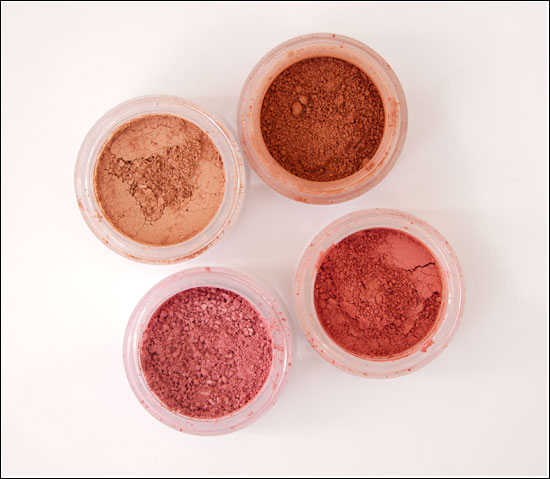 e.l.f. Mineral Blushes Bliss, Rose, Pink, Peachy