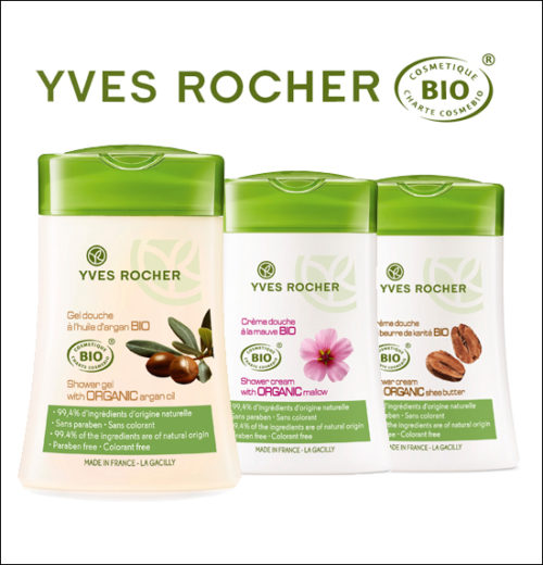 Yves Rocher ECOCERTIFIERADE DUSCHGELÉER JARDINS DU MONDE