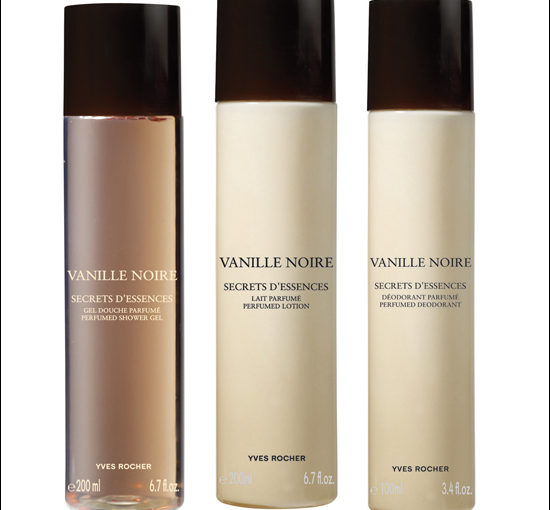 Yves Rocher Vanille Noire Parfymerad Duschgelé - Kroppslotion - Spray Deodorant
