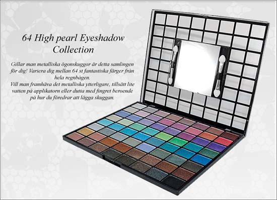 64 High Pearl Eyeshadow Collection
