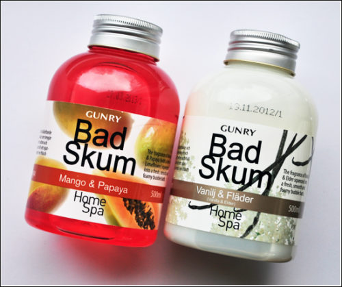 Gunry Badskum Mango & Papaya — Vanilj & Fläder