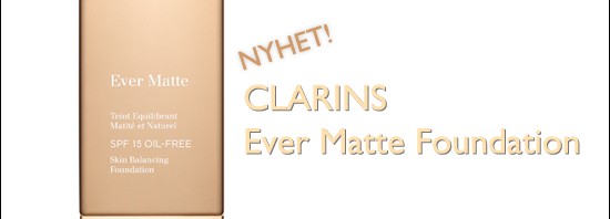 Clarins Ever Matte Skin Balancing Foundation SPF 15