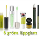 Beautylistan 6 gröna läppglans/6 green lipglosses