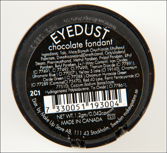 Make Up Store Chocolate Fondant Eyedust