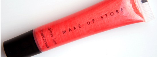 Make Up Store Dame Gloss Lips Recension, Swatches, Bilder