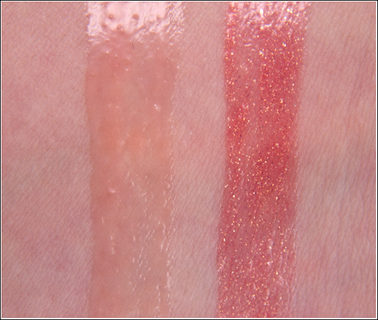 KICKS Lip Lacquer Sweet Milkshake / Summer Bonfire Swatches