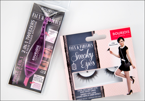 Bourjois Faux & Fabulous Smoky Eyes / 2-in-1 Tweezers & False Eyelash Applicator