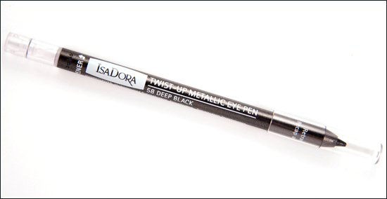 IsaDora  Twist-Up Metallic Eye Pen Deep Black (58)