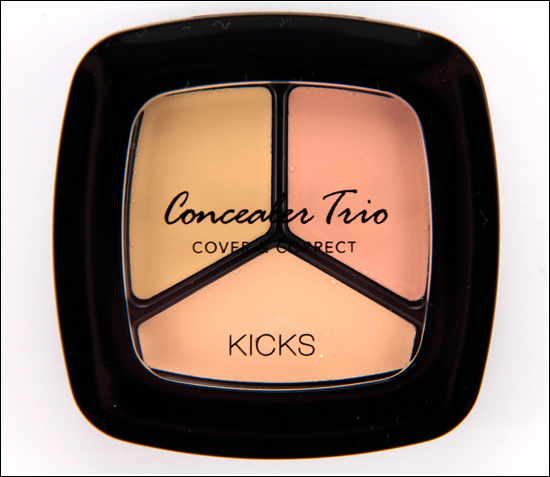 KICKS CONCEALER TRIO COVER & CORRECT RECENSION, SWATCHES, BILDER