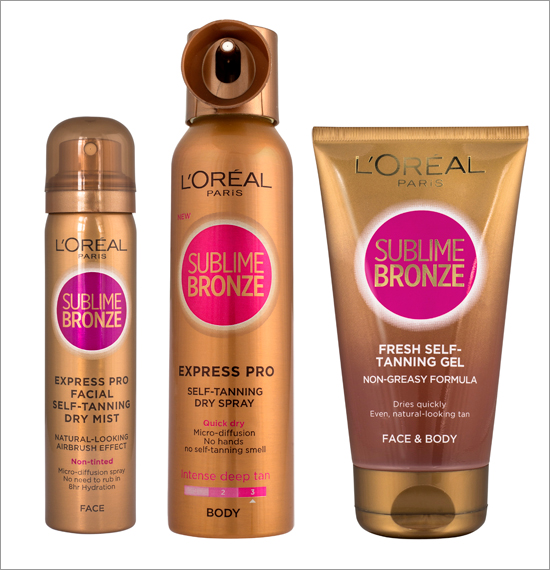 LOreal Express ProFace Dry Mist Sublime Bronze Fresh Tanning Gel