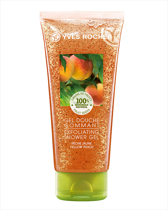 Yves-Rocher-Exfoliating-Shower-Gel-Yellow-Peach