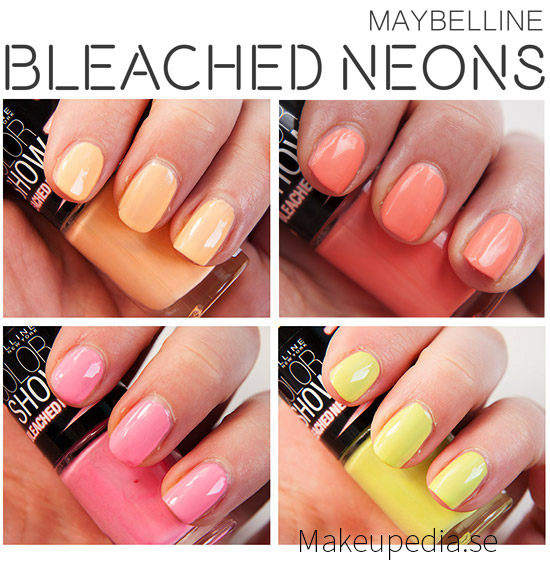 Maybelline Bleached Neons