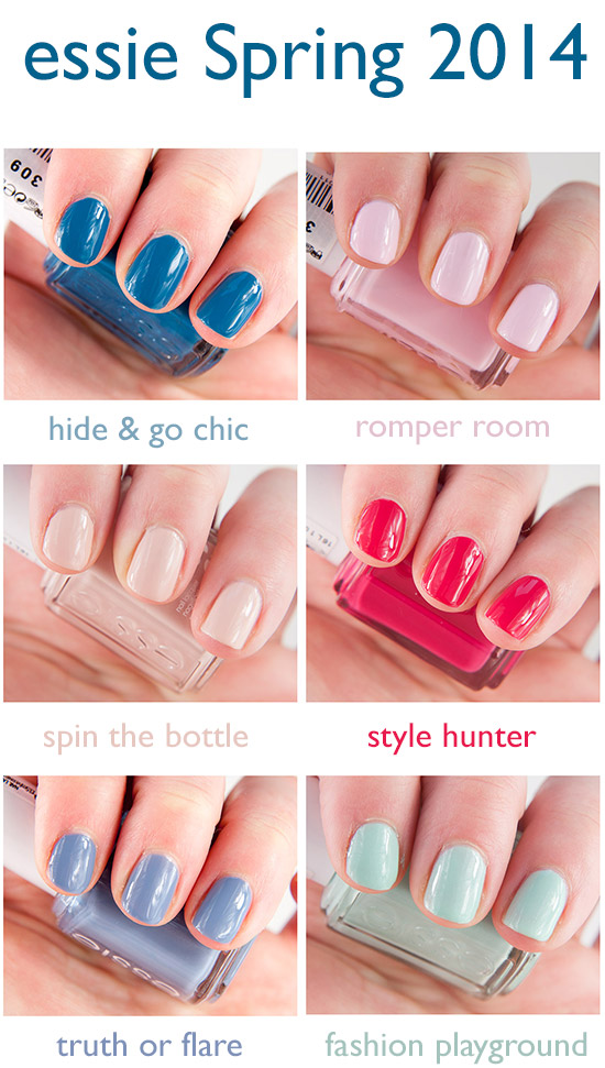 essie Spring 2014 Swatches