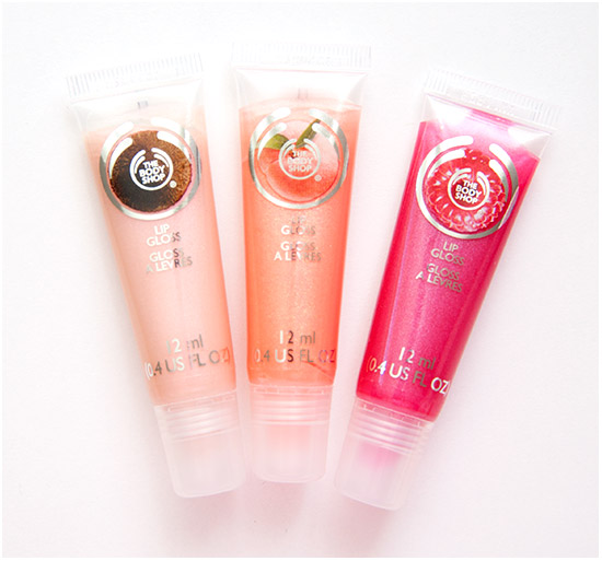 TheBodyShop-Lipgloss-Coconut-Peach-Raspberry