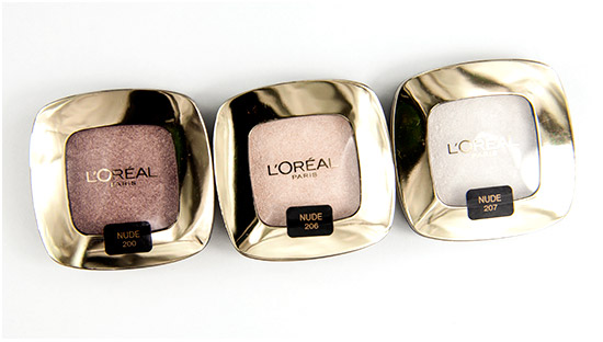 Loreal LOmbre Eyeshadows Nudes