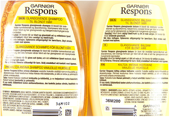 Garnier-Respons-Blonde-Ingredients