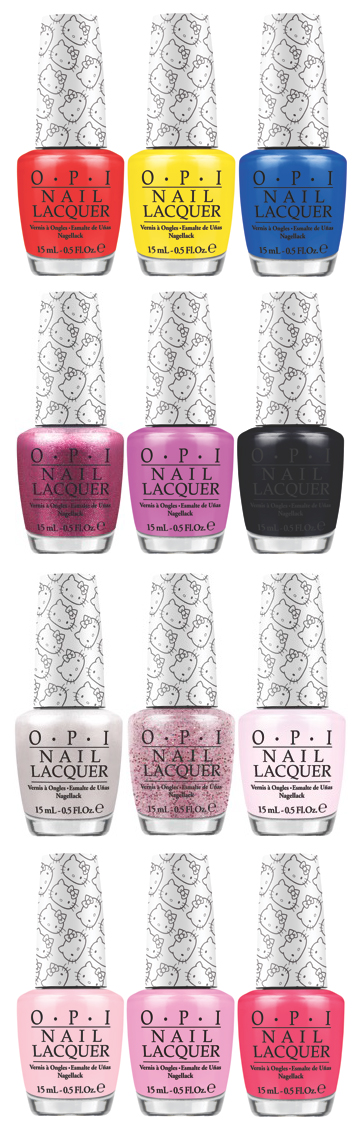 Hello Kitty by OPI 2016 Collection