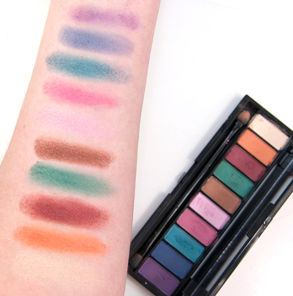 Loreal-Paris-La-Palette-Glam-Eyeshadow-Palette-Swatches