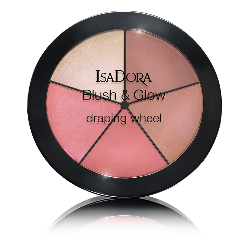 IsaDora Blush Glow Draping Wheel 55 Peachy Rose Pop