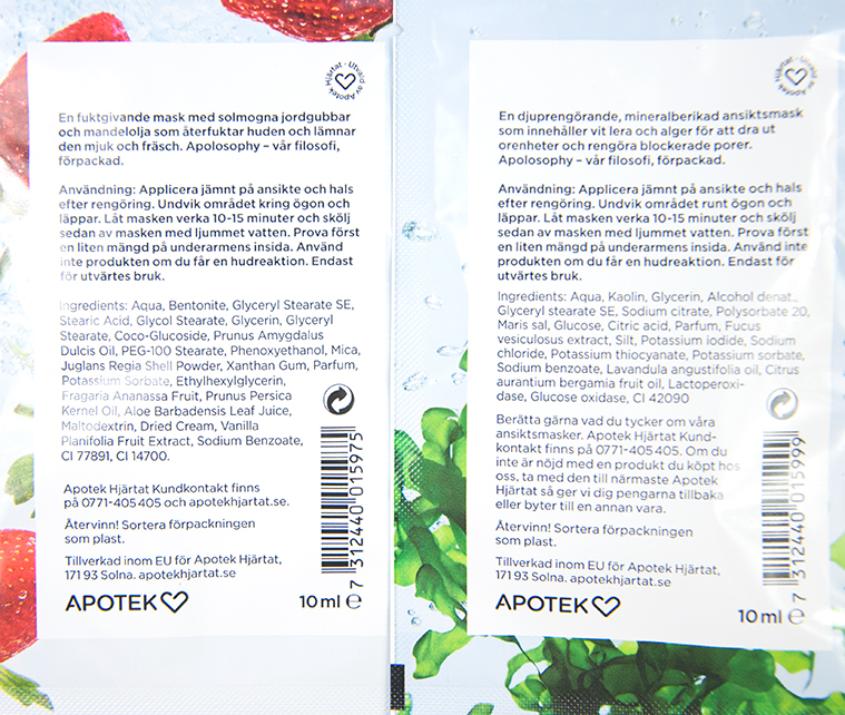 Apolosophy Strawberry Souffle Mask Dead Sea Mineral Mask Ingredienser