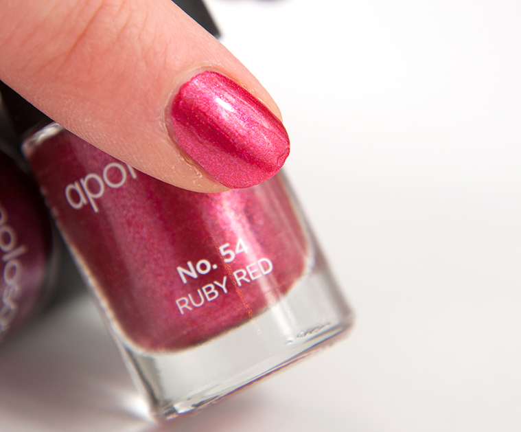 Apolosophy Ruby Red 54 Nail Polish Swatches