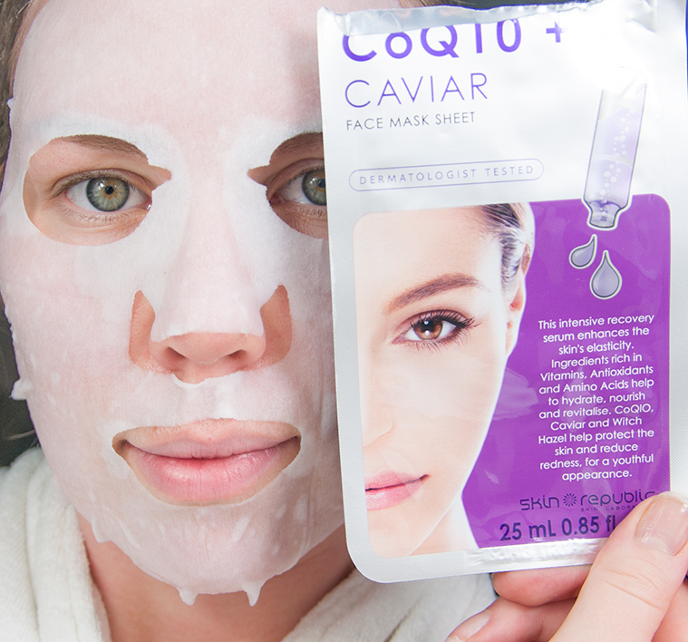 Skin Republic CoQ10 Caviar Face Mask Sheet001