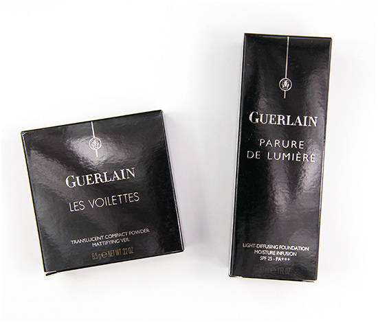 Guerlain Parure de Lumiere Foundation & Les Voilettes Translucent Powder