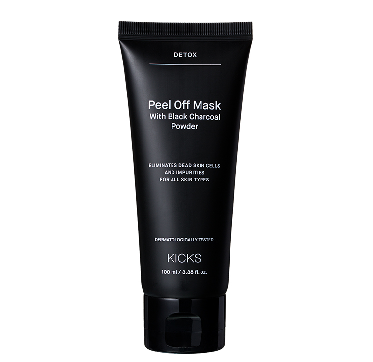 KICKS Beauty Peel Off Mask with Black Charcoal