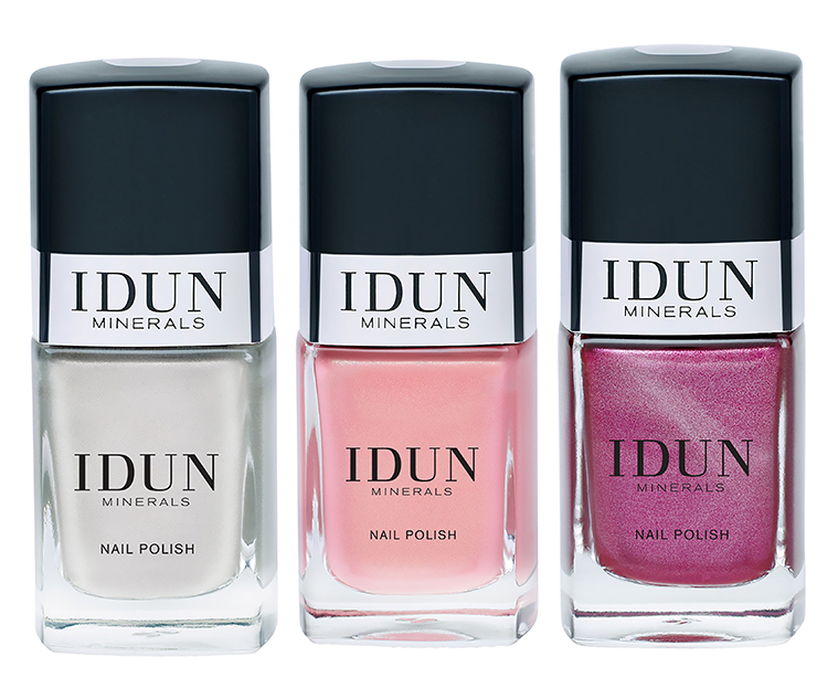 IDUN Minerals Kalksten Turmalin Obsidian Nail Polish