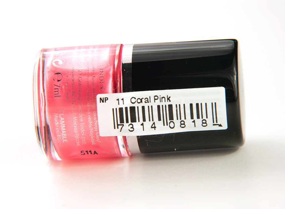 Lindex Coral Pink (11) Nailpolish