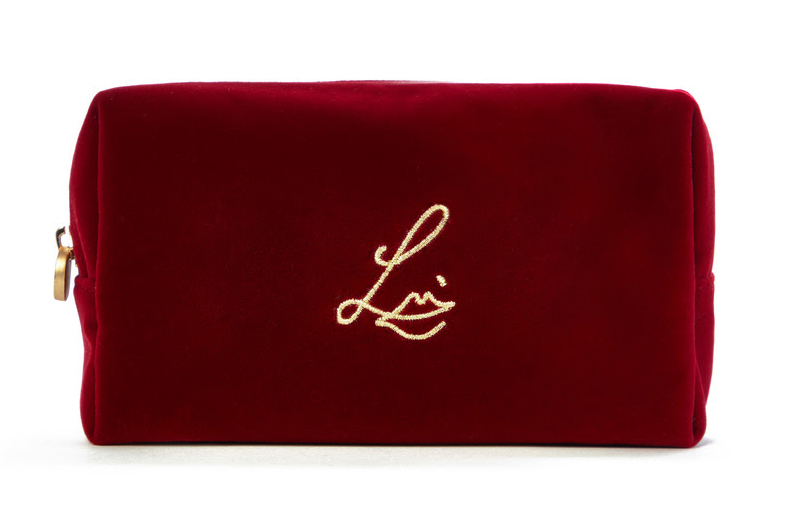 Lisa Eldridge Velvet Pouch Cherry