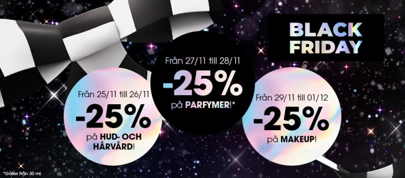 Sephora Sverige Black Week 2019