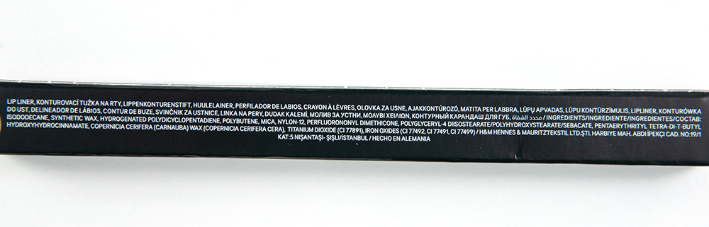 H&M Lip Definer Ingredients