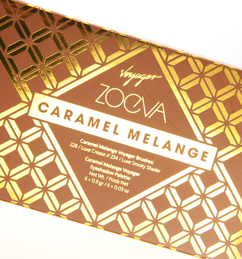 Zoeva Eyeshadow Palette Caramel Melange Voyager