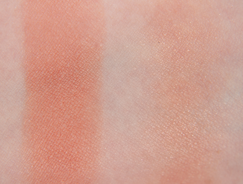 Cien Swatches Rouge Powder Nectarine