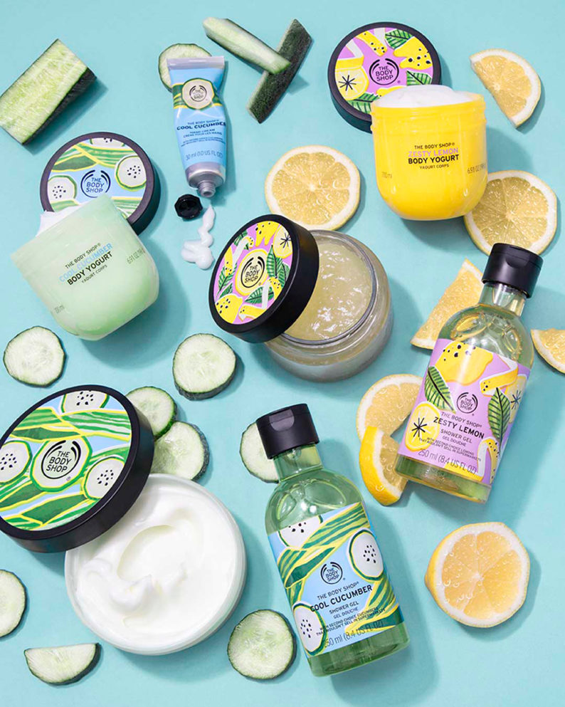 The Body Shop Zesty Lemon och Cool Cucumber