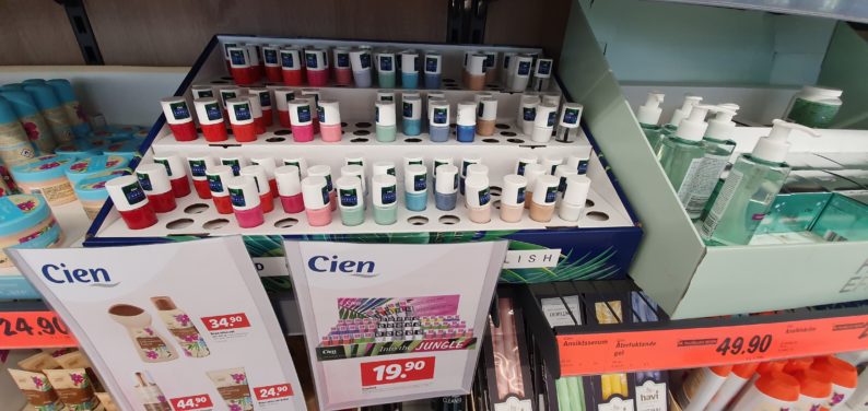 Lidl Cien Nagellack i butik Into the Jungle Nail Polish 1