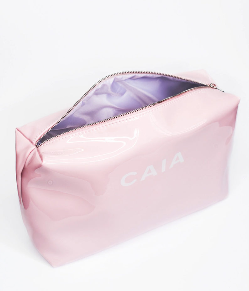 Caia Cosmetics Pink Toilet Bag