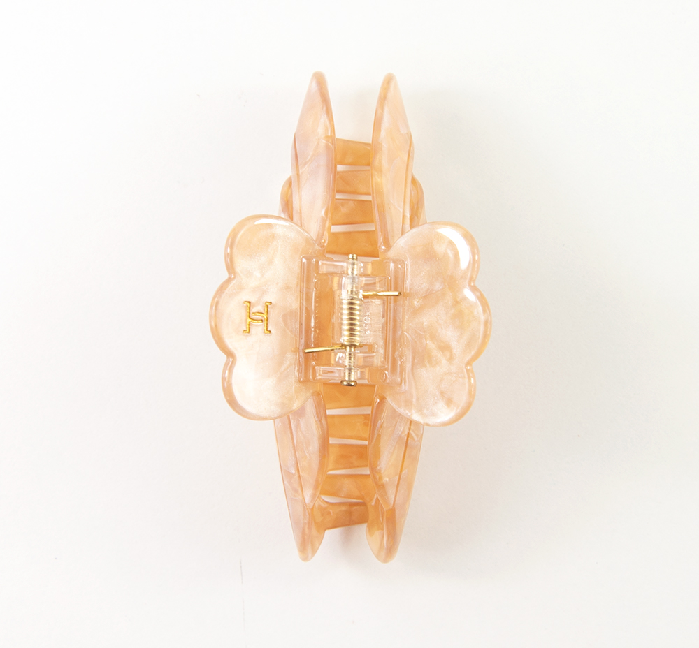 Hermine Hold Solid Hair Clip Beige