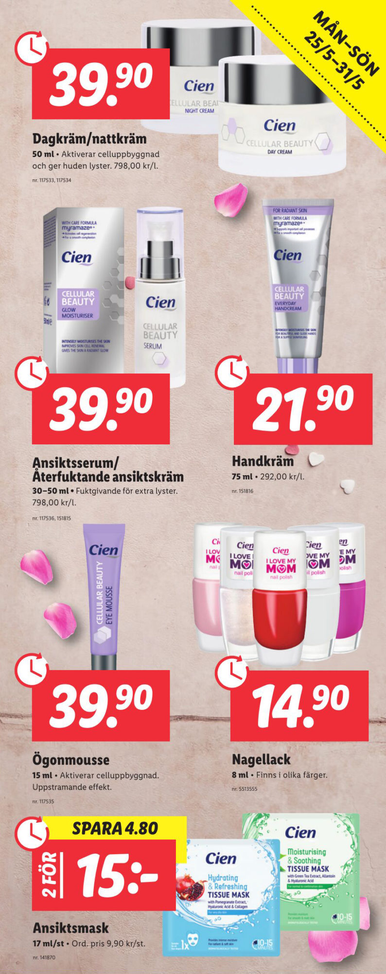 Lidl Cien Produkter vecka 22