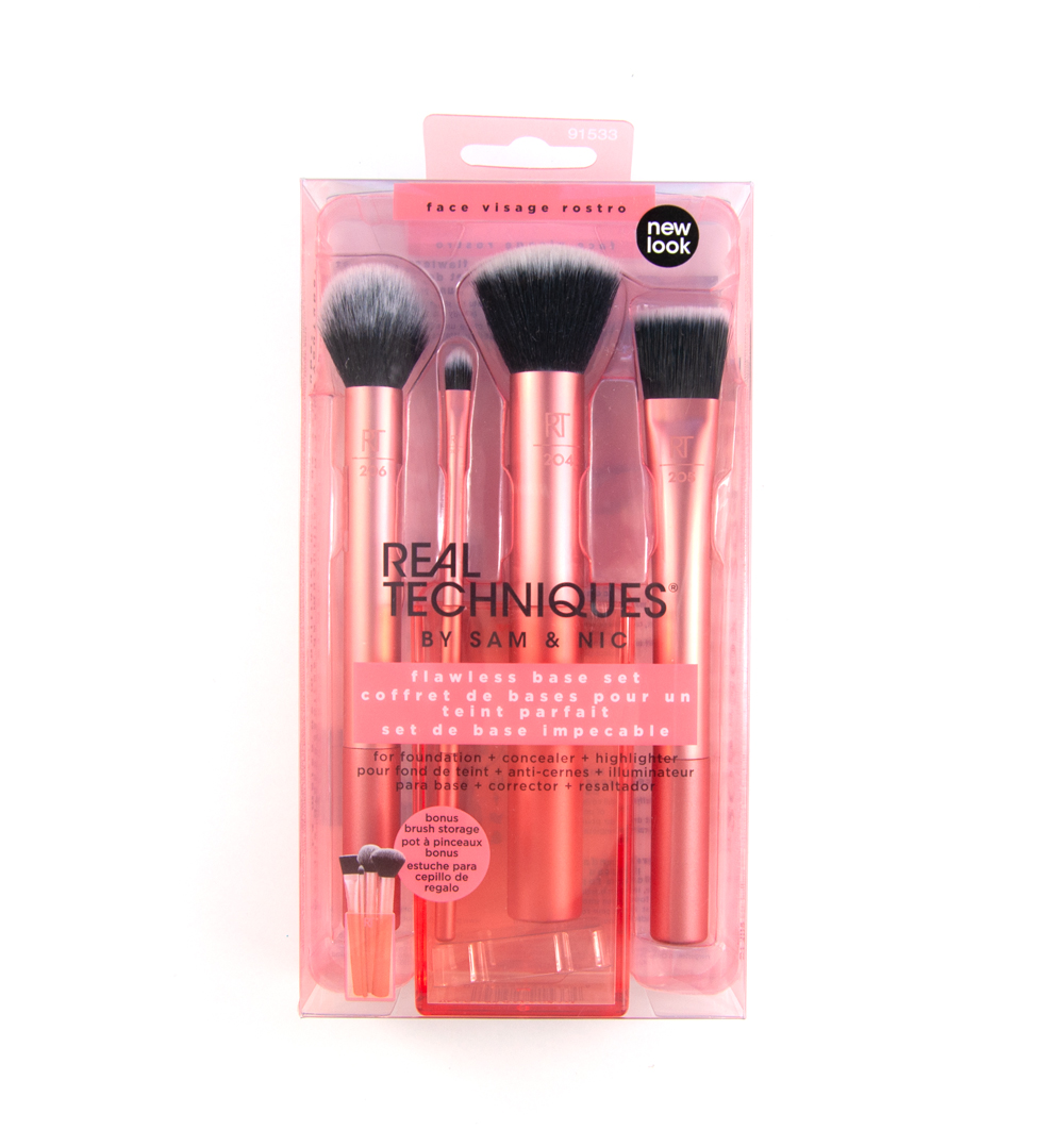 Real Techniques Flawless Base Set Brushes 206 207 204 205