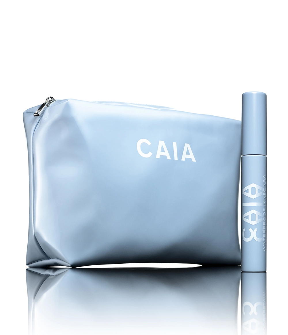 Caia Waterproof Kit Mascara & Blue Toilet Bag