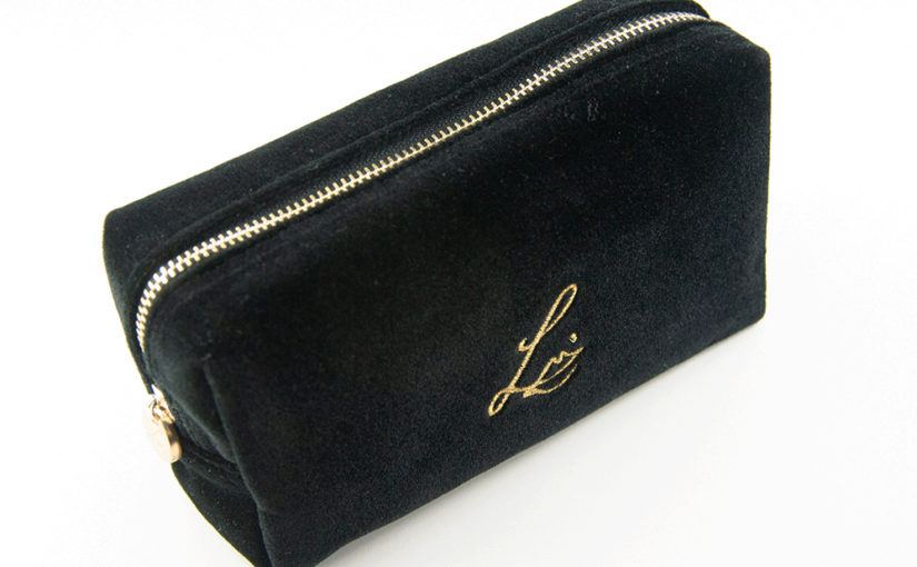 Lisa Eldridge Black Velvet Makeup Bag