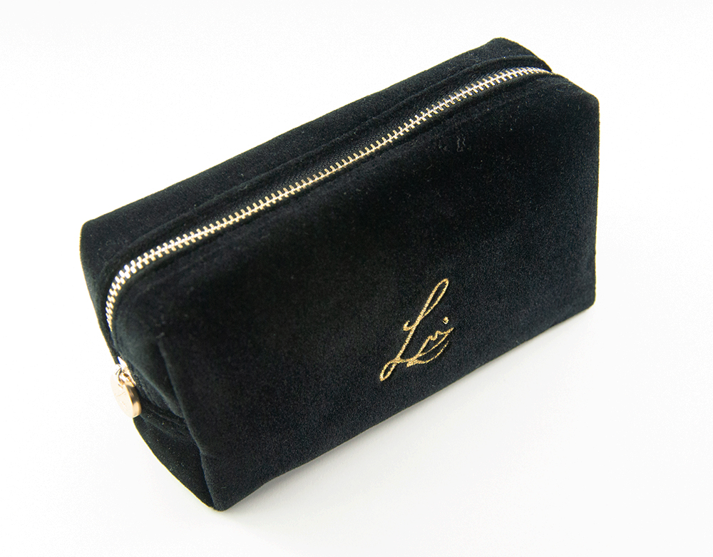 Lisa Eldridge Black Velvet Makeup Bag