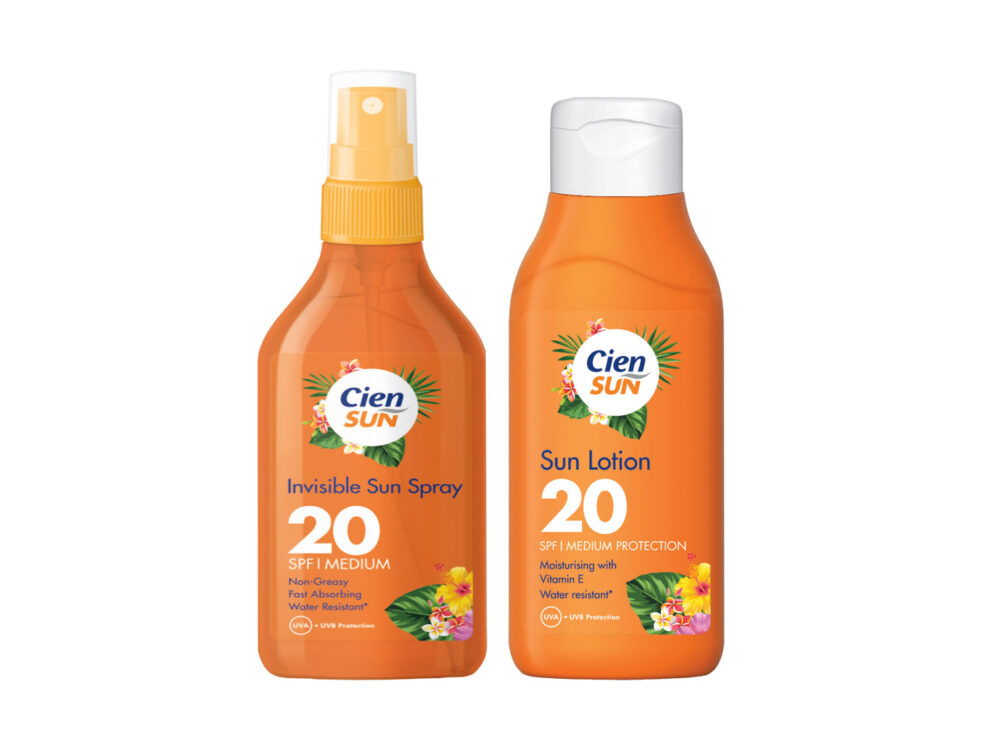 Cien Sun Body Invisible Sun Spray & Body Lotion SPF 20