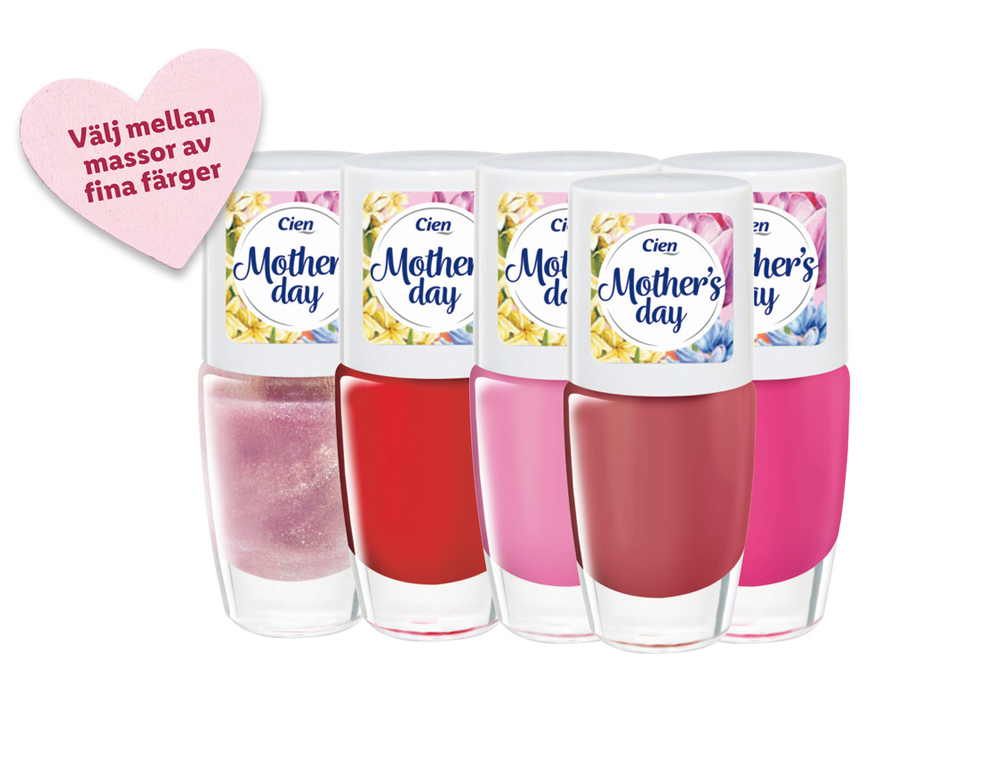 Cien Mother's Day Nail Polish i butik v.21 - 2021