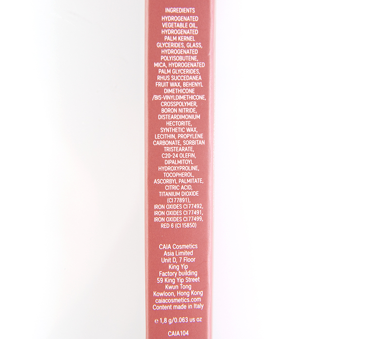 CAIA Sonoran Lip Pencil Ingredients Ingredienser