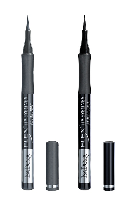 IsaDora Flex Tip Eyeliner 82 Steel Grey & 80 Deep Black